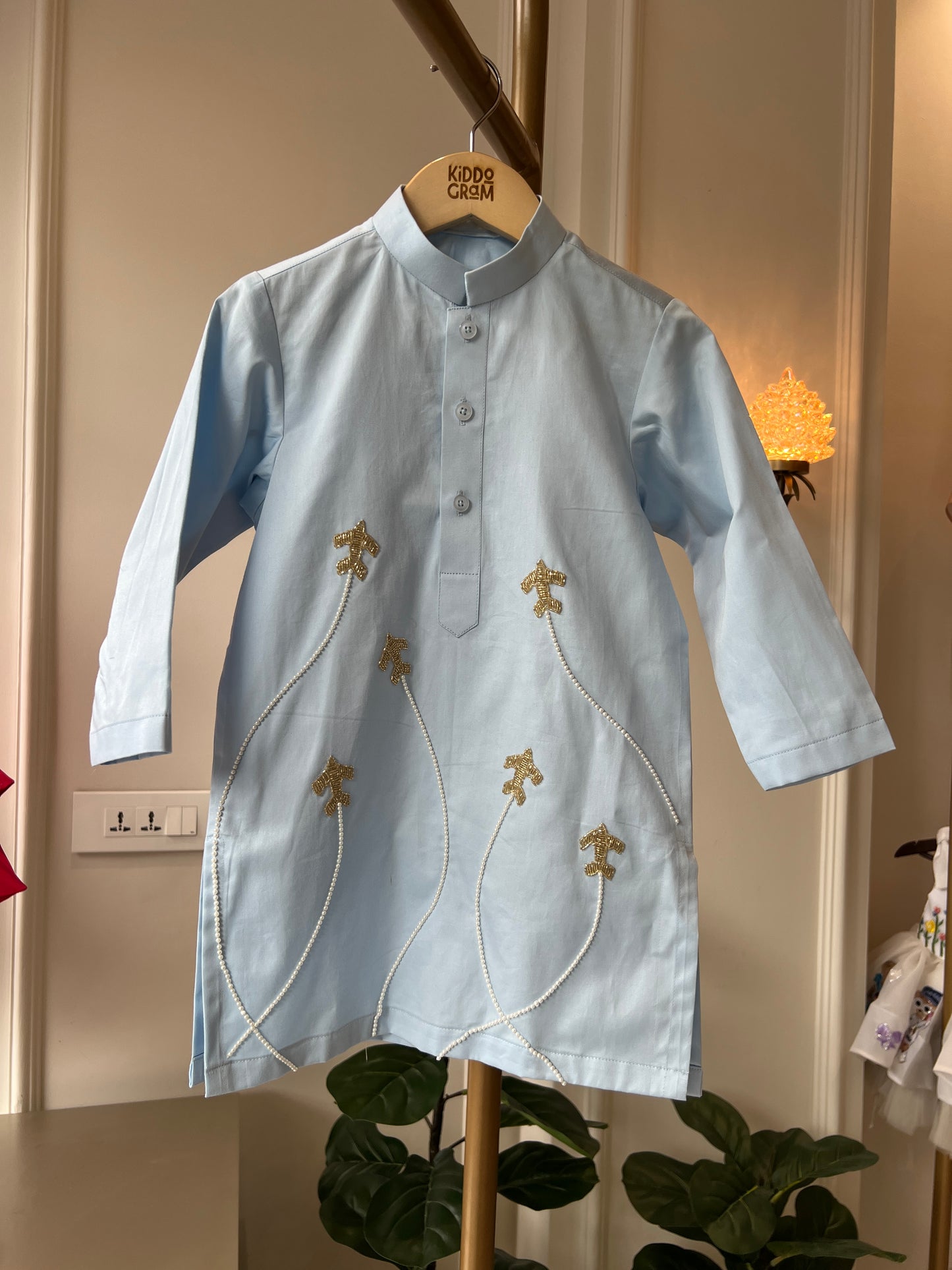 Golden Flight Kurta set
