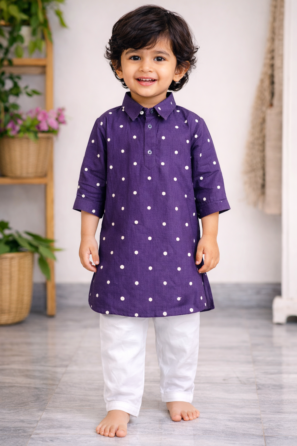 Purple Charm Kurta NAS1356