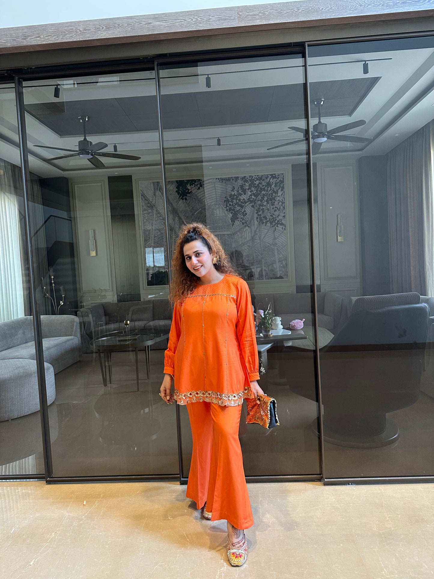 Zarina Orange Ensemble NAS1303