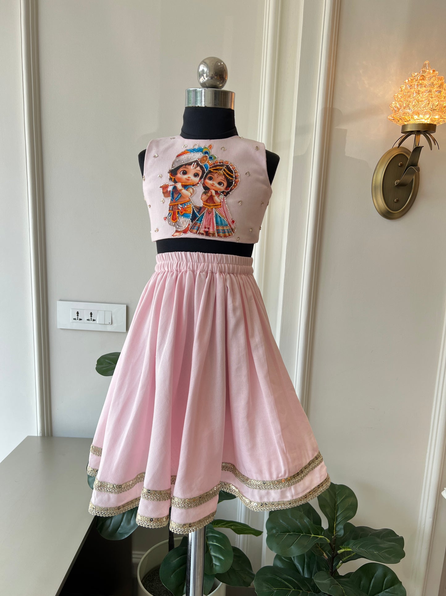 Radha Krishna lehenga set
