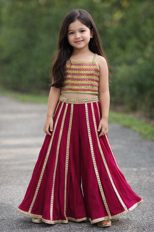 Nazrana palazzo set NAS1031