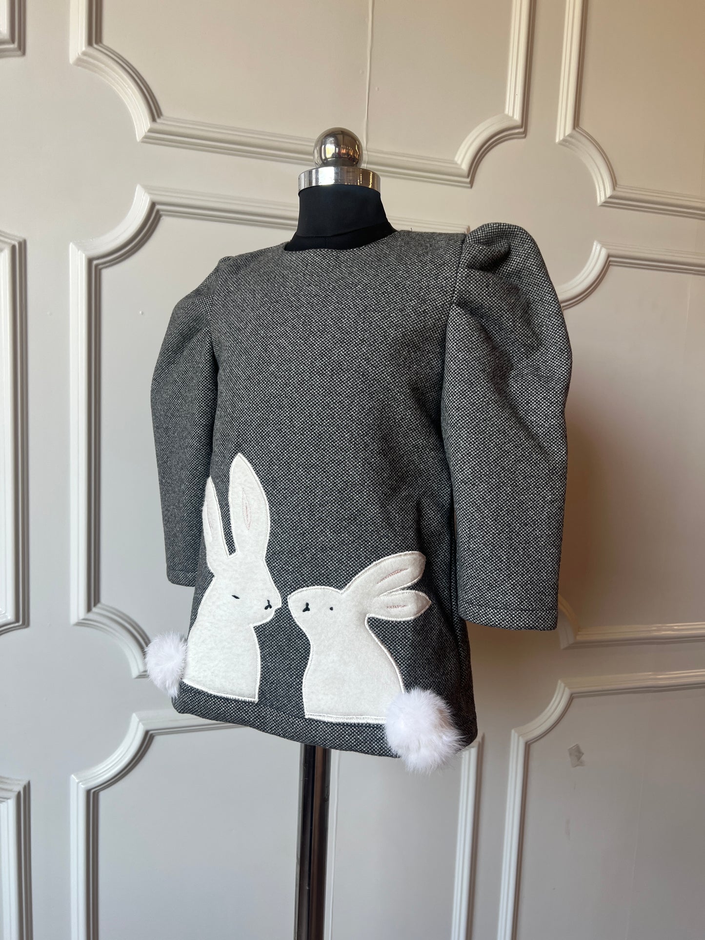 Bunny Bliss Dress 🩶 NAS1374