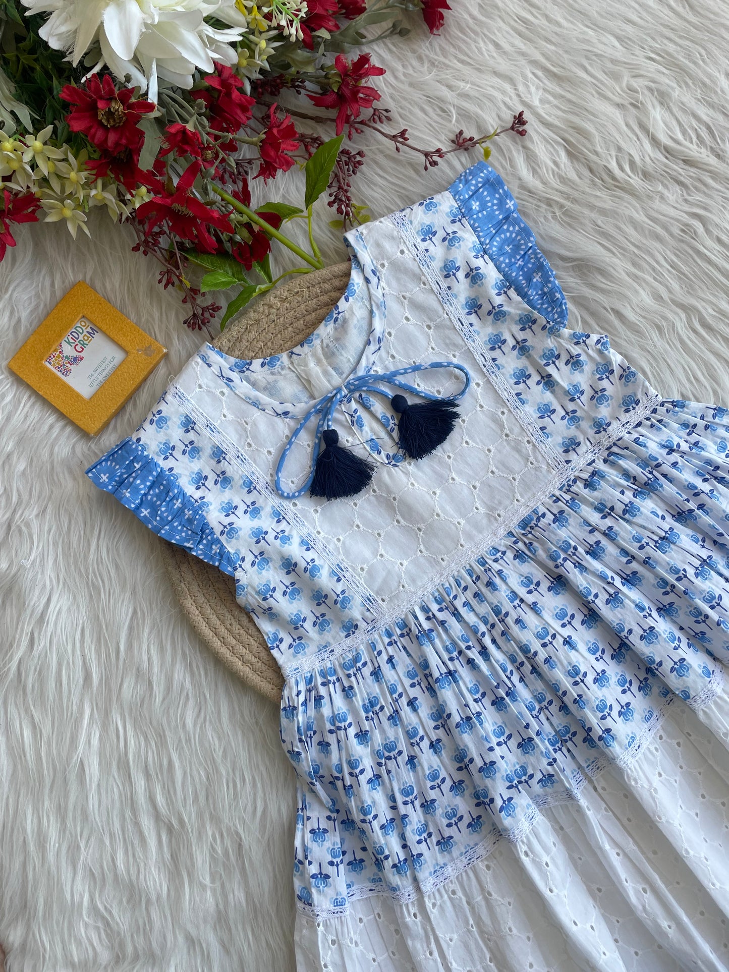 Sky blossom dress