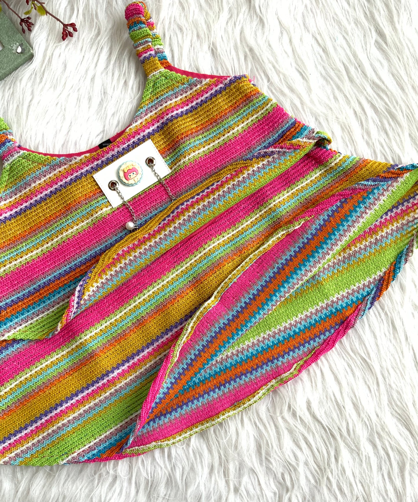 Multi Color Crop Top