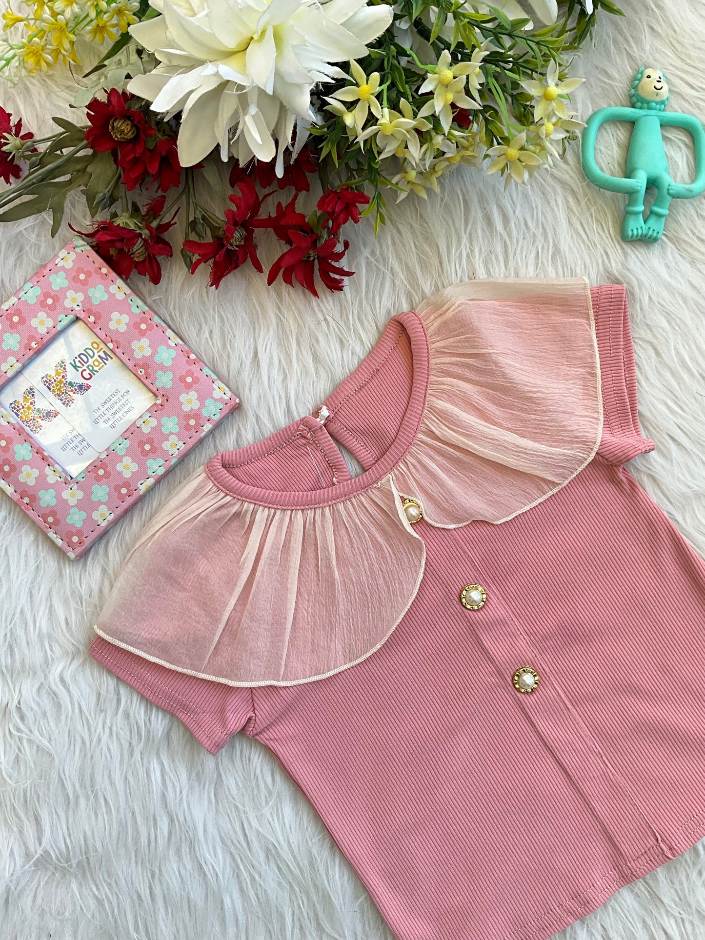 Pink Rib Top