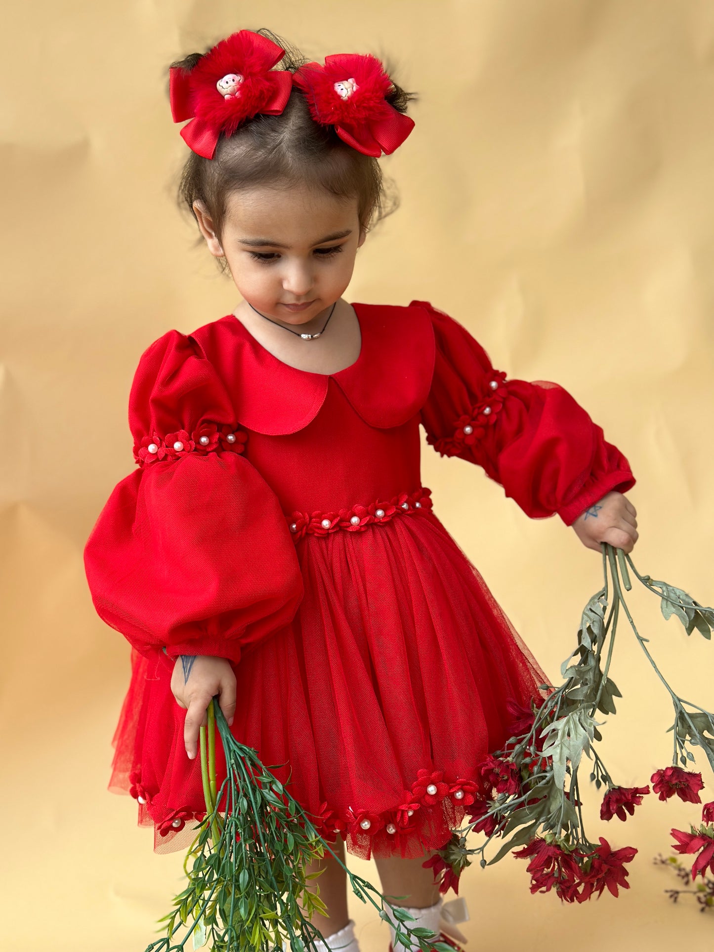 Ruby Ruffle dress