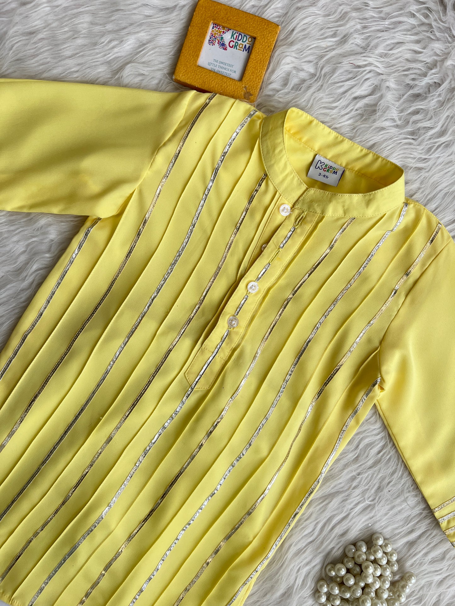 Yellow Lush Kurta