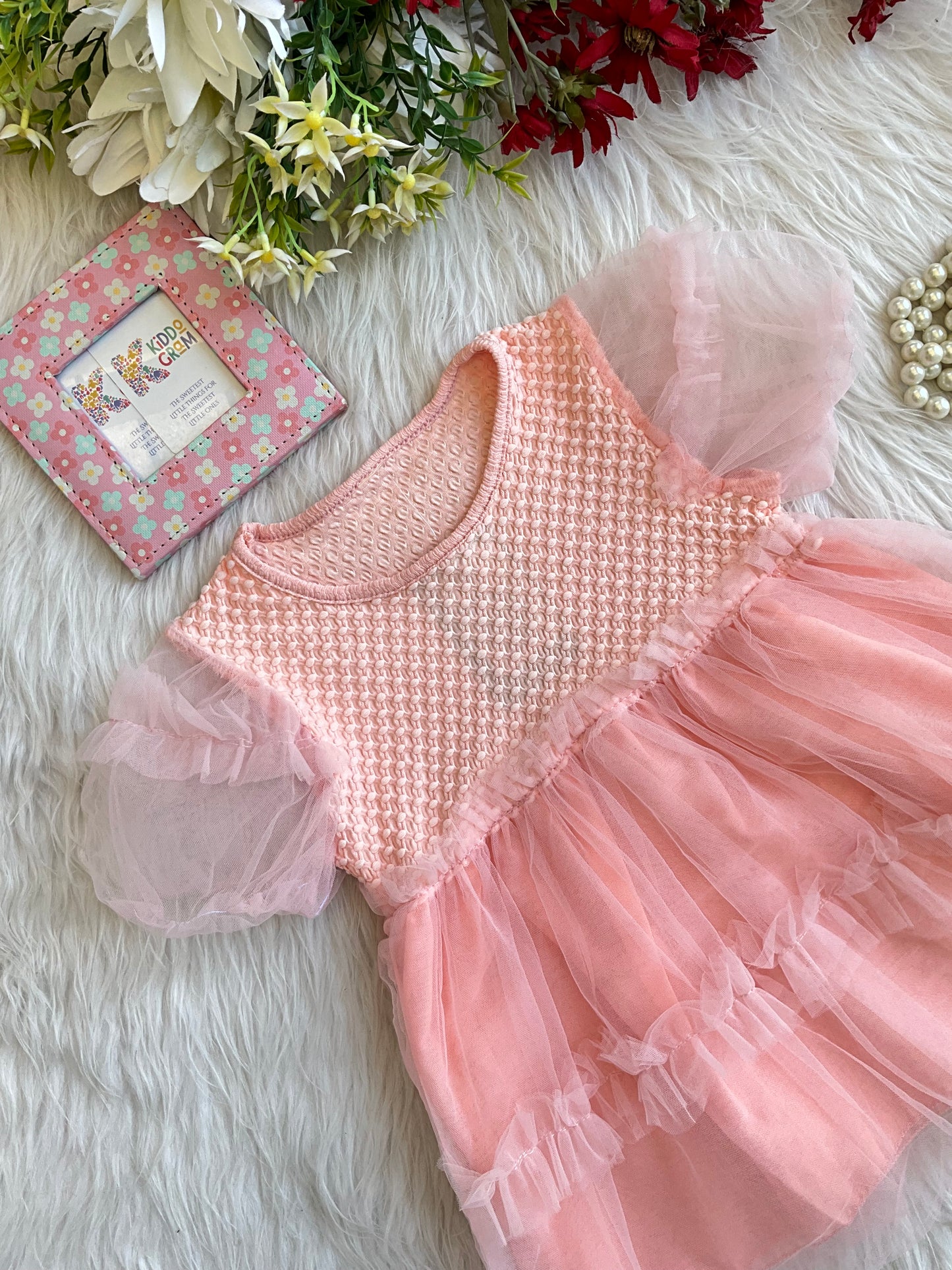 Pink dot Frock