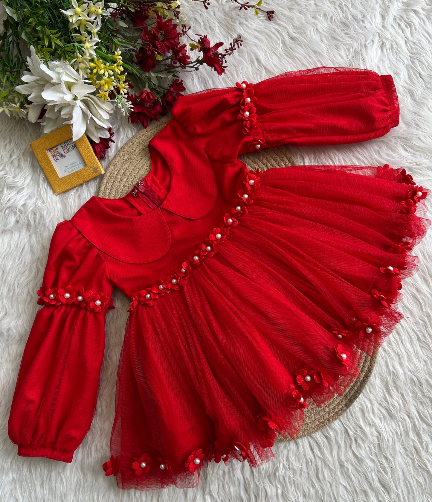 Ruby Ruffle dress