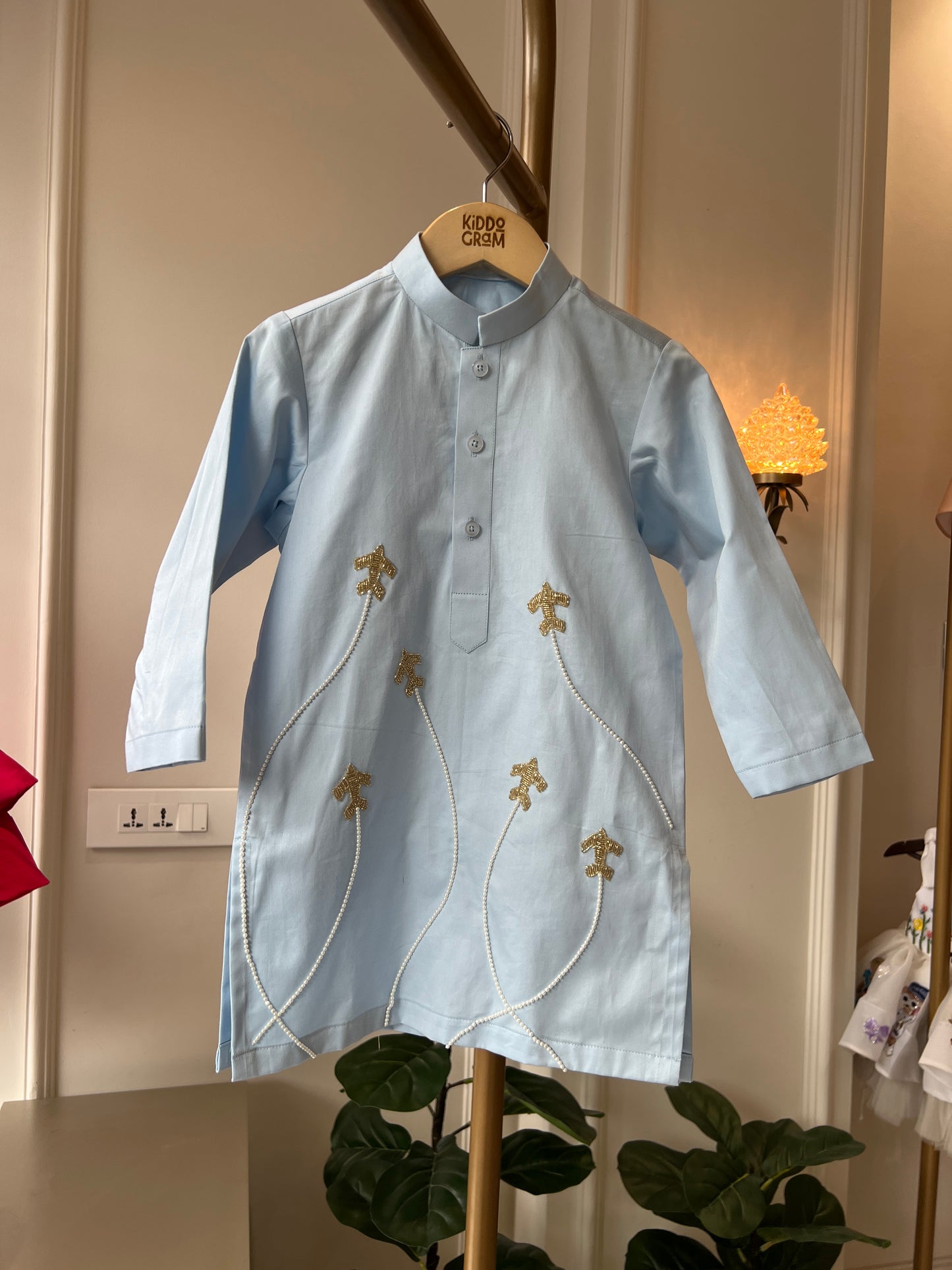 Golden Flight Kurta set