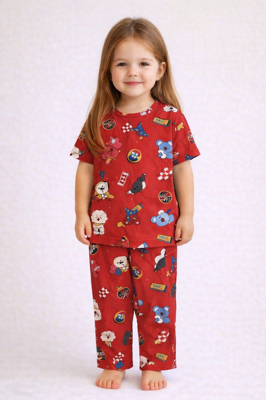 Slumber Safari nightsuit NAS164