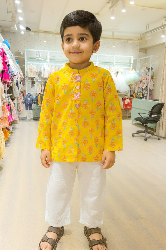 Sunny Blossom Kurta Set ☀️