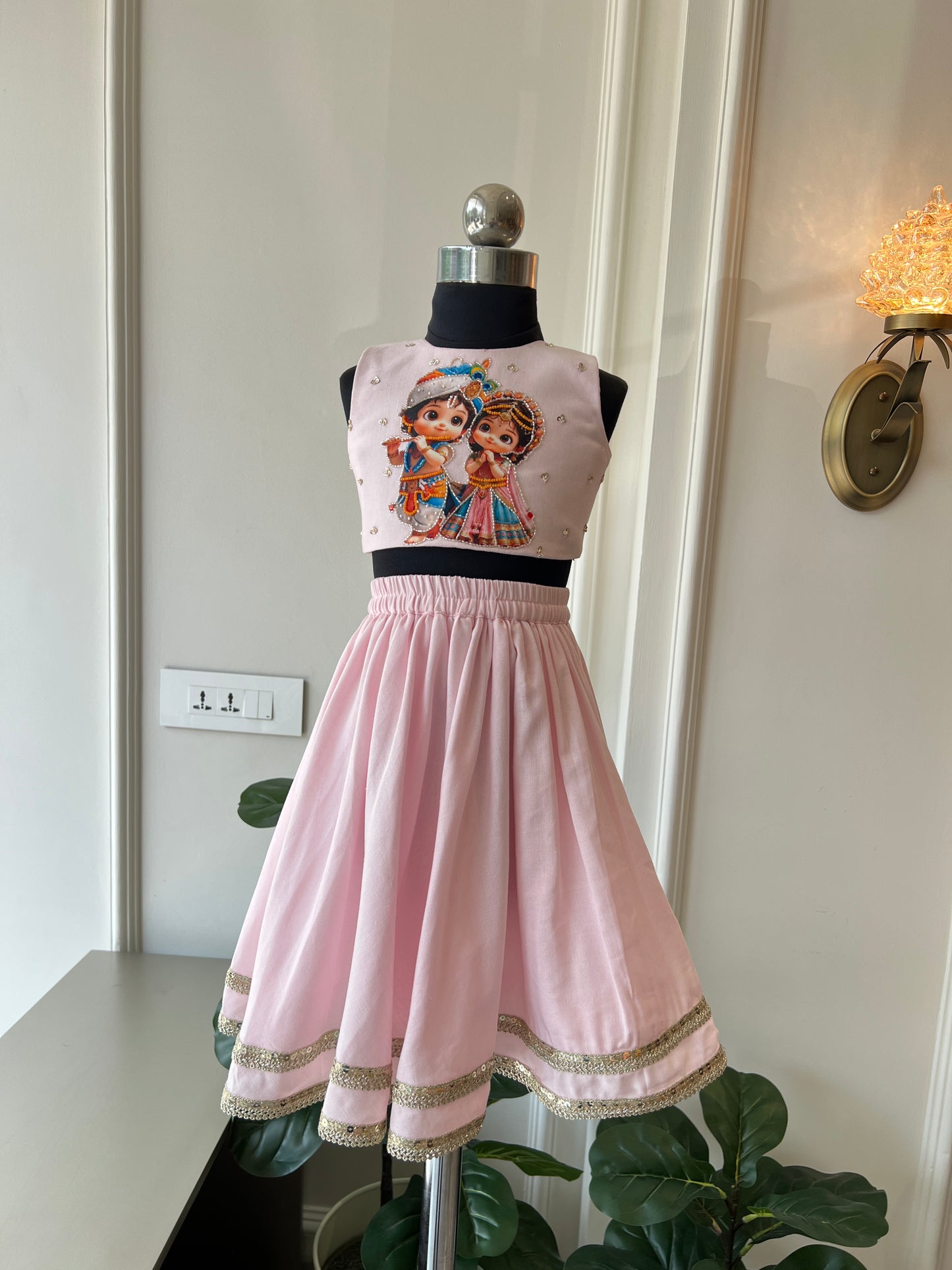 Radha Krishna lehenga set