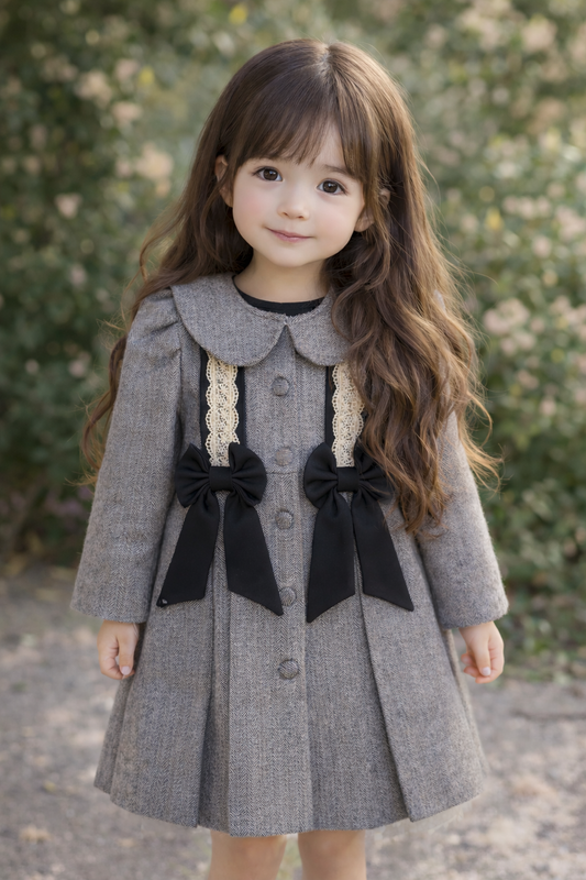 Noir Lace Princess coat NAS1405