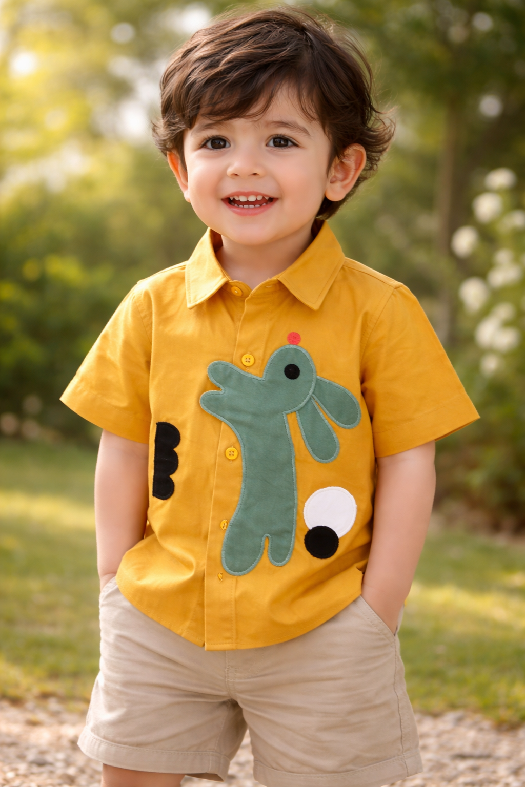 Yellow rabbit shirt NAS493