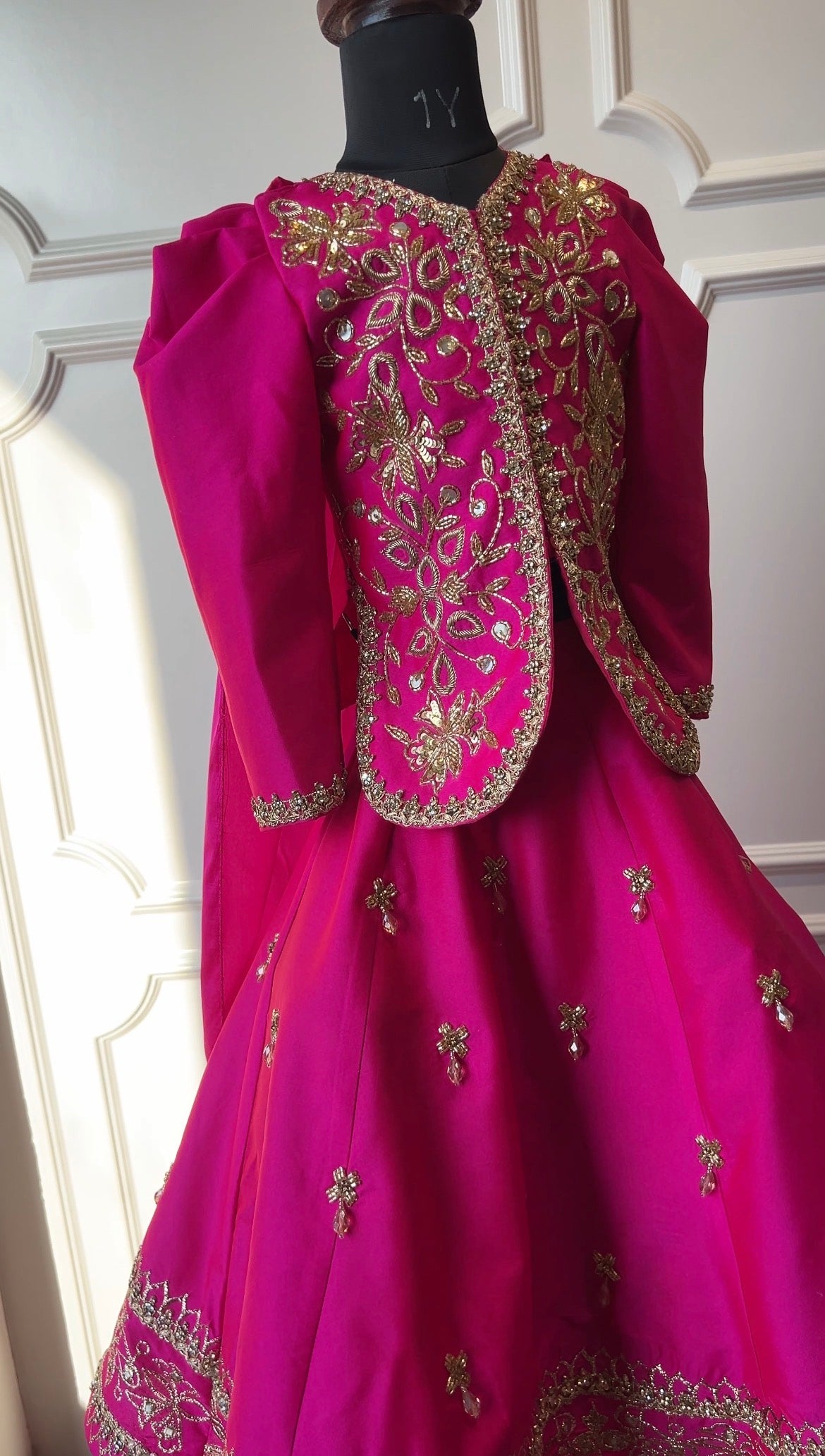 Royal Fuchsia Bloom Lehnga Nas1228
