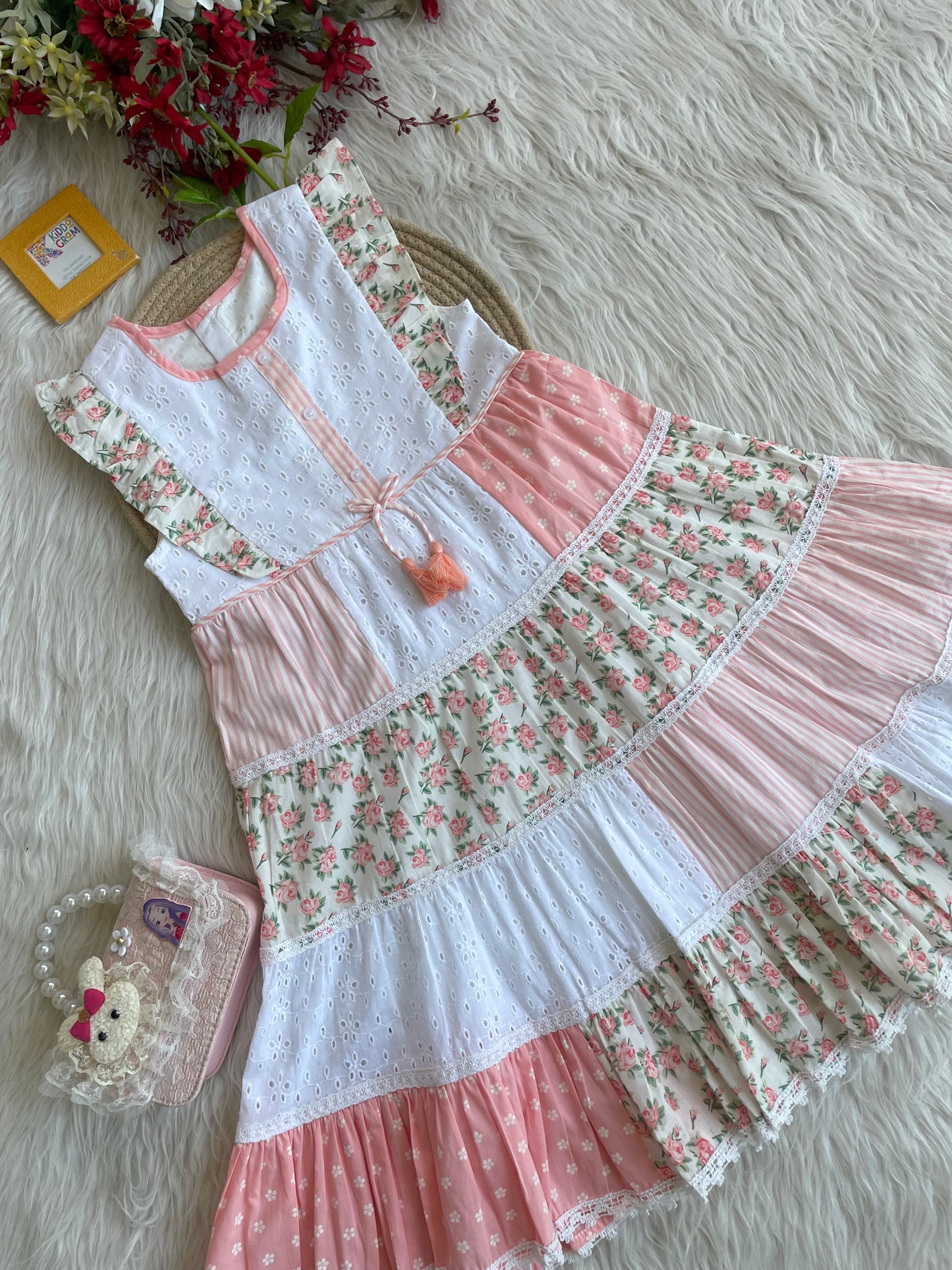 Pink blossom dress