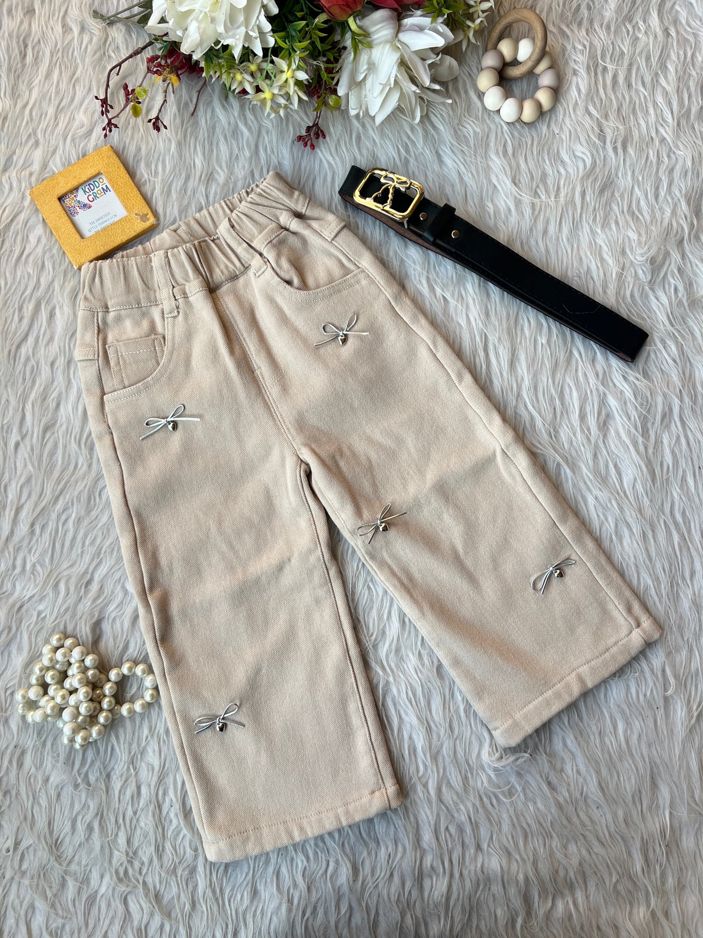 Soft Sand Bow Pant