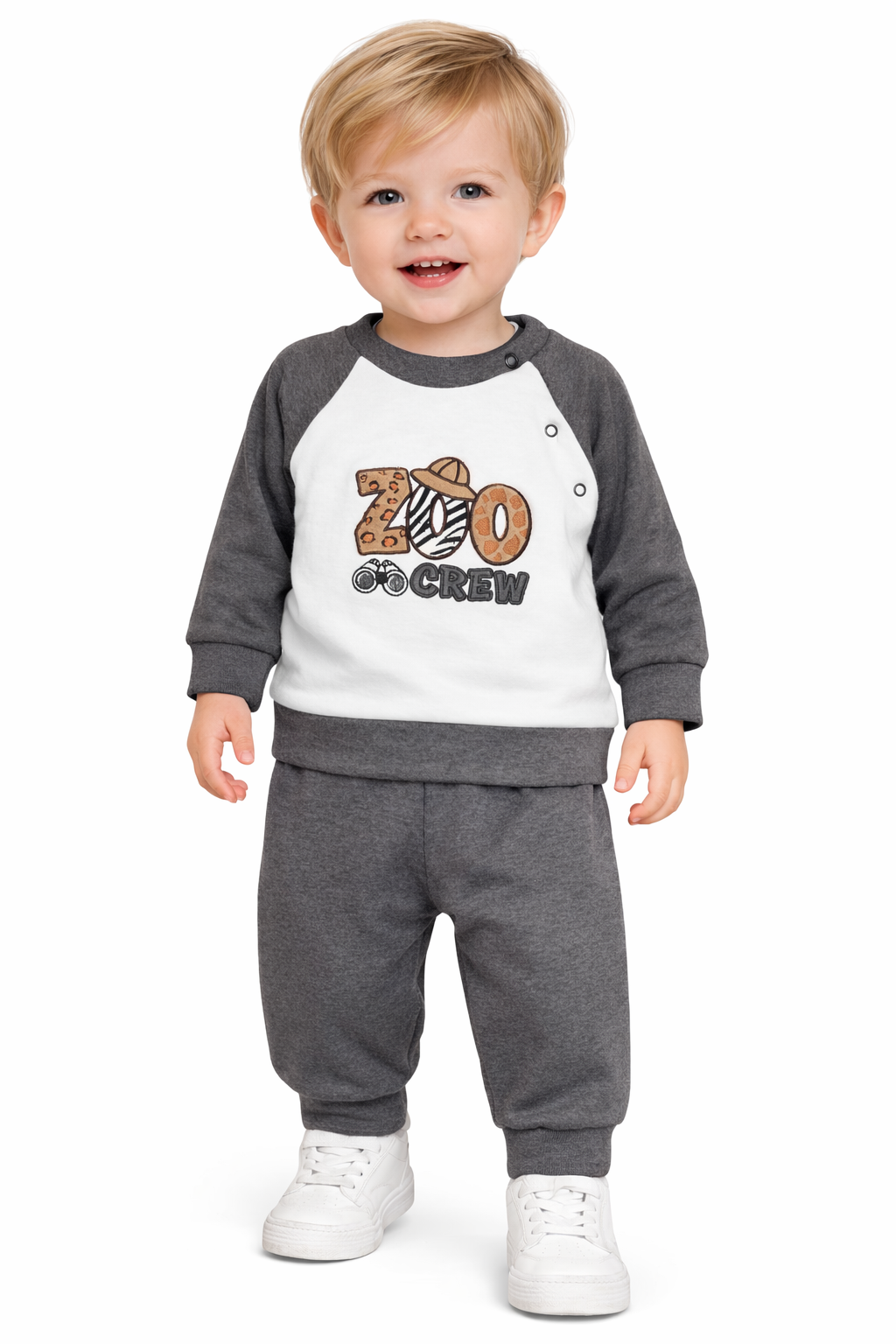 Zoo Crew Grey Co-ord Set NAS1354