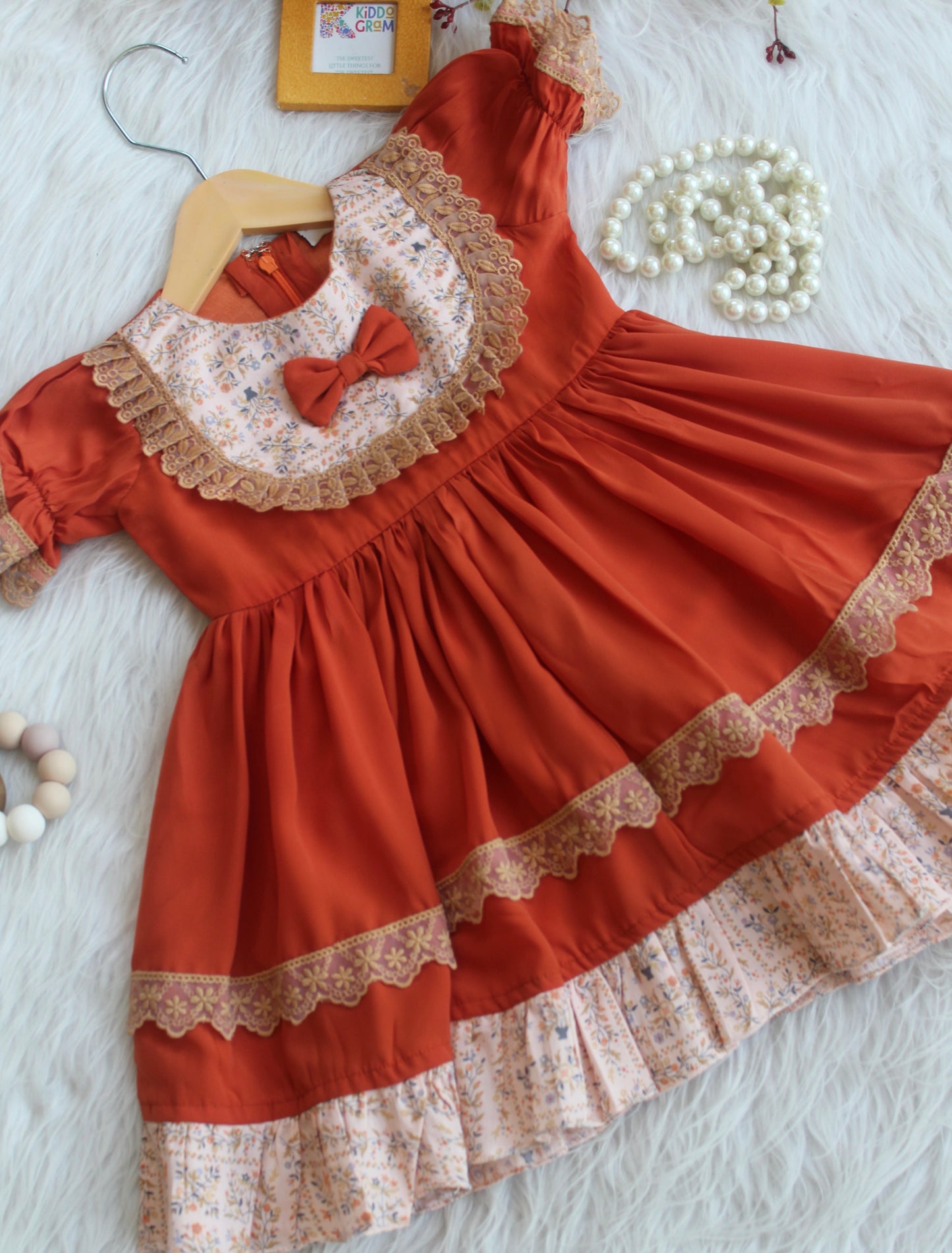 Rust fantasy Frock