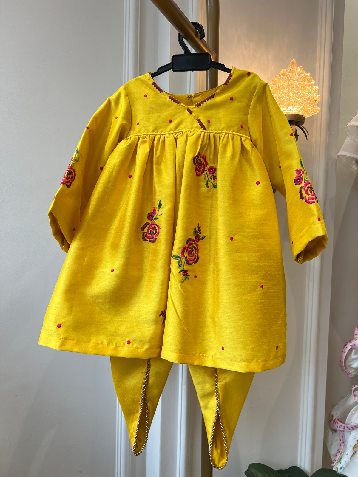 The Yellow Bloom chogga set