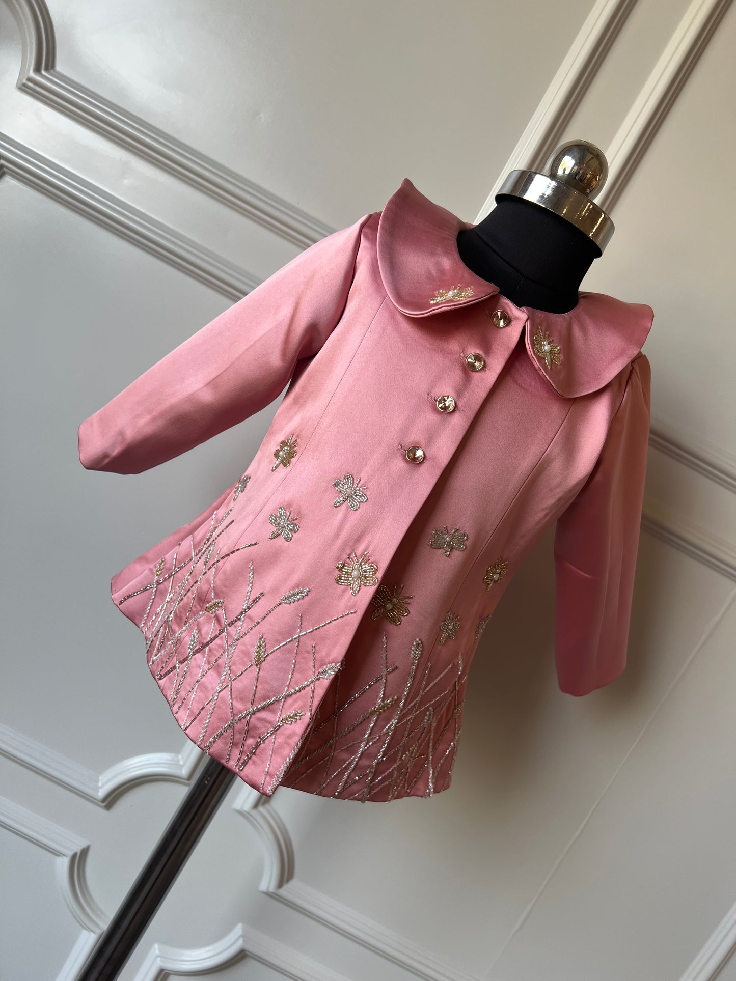 Rosy coat dress