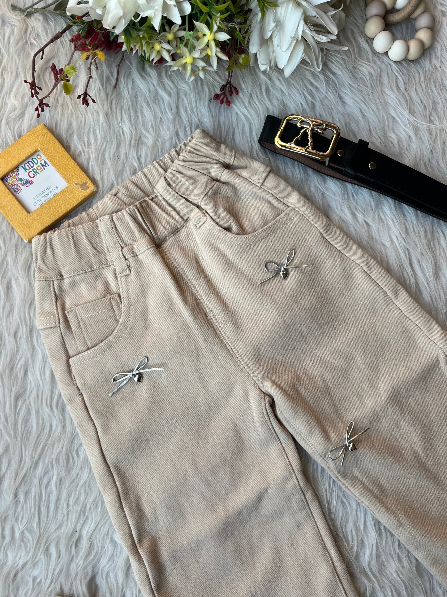 Soft Sand Bow Pant