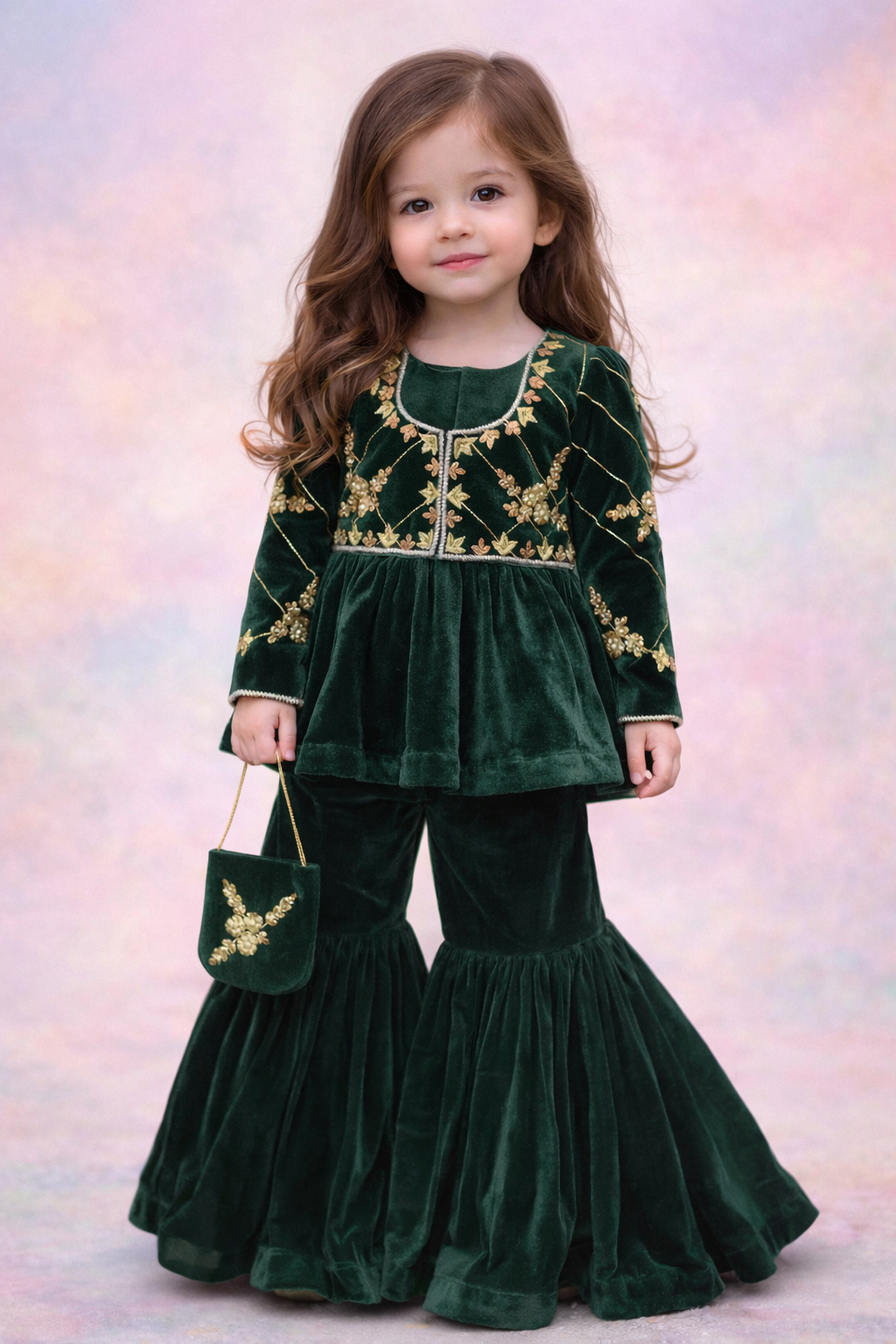 Green Velvet Heirloom Suit NAS1404