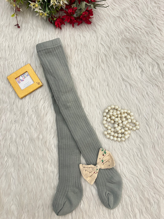 Dots bow stocking