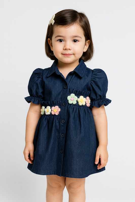 Bloomy Denim Dress NAS1334
