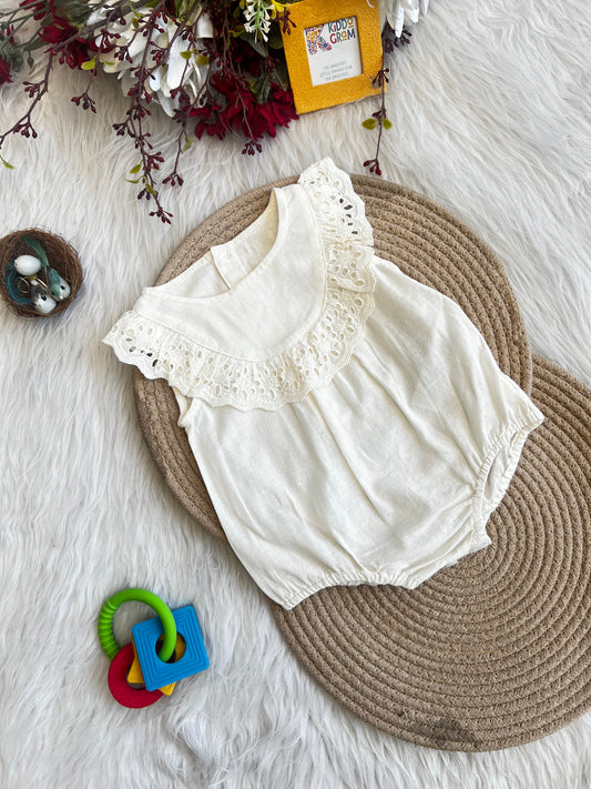 Cream dream romper