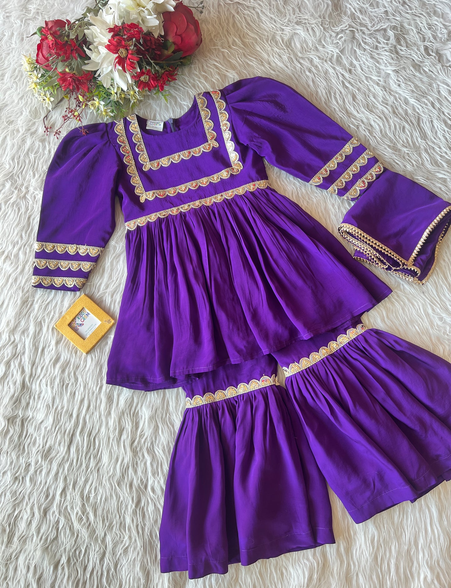 Purple suits