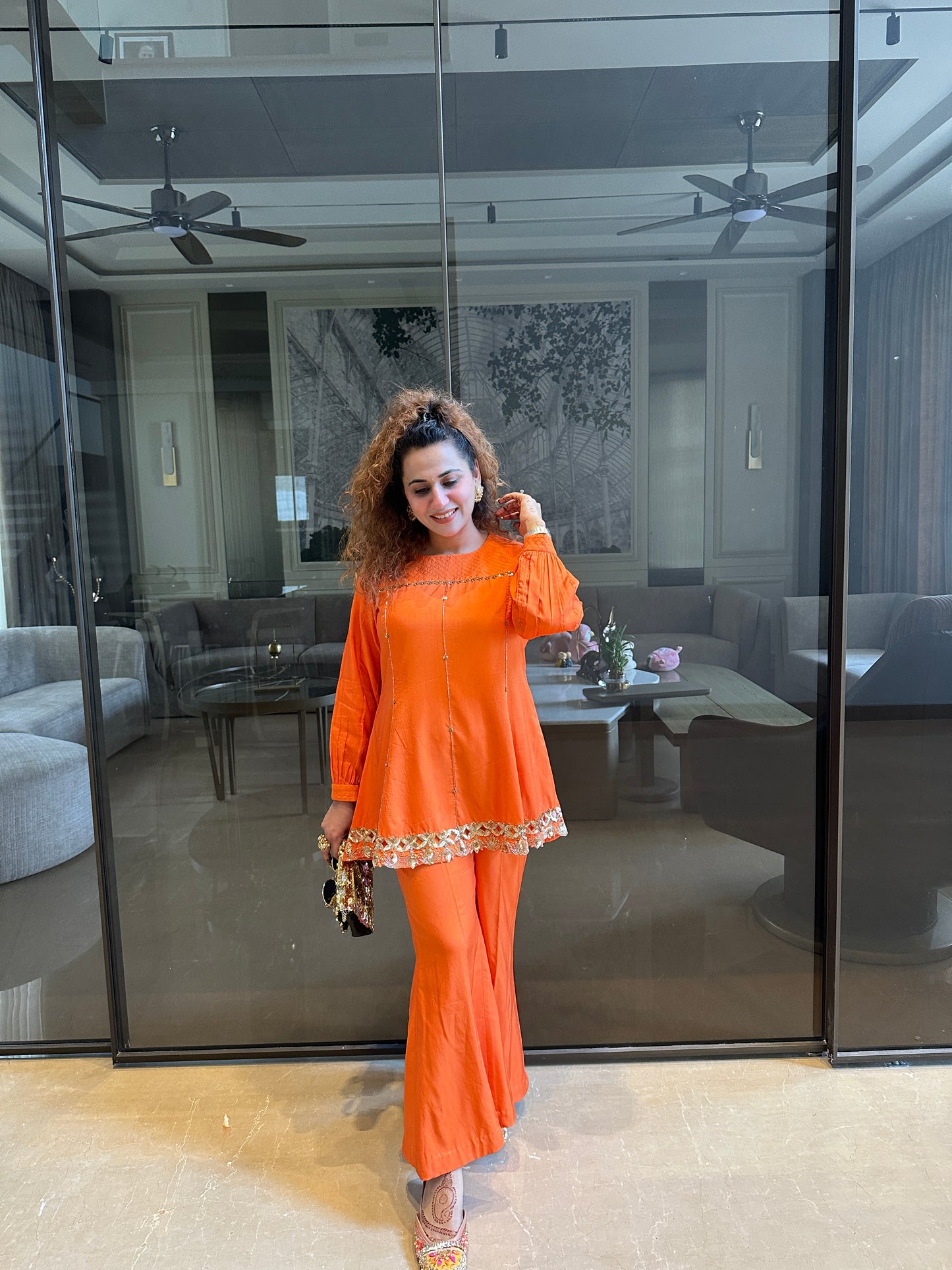 Zarina Orange Ensemble NAS1303