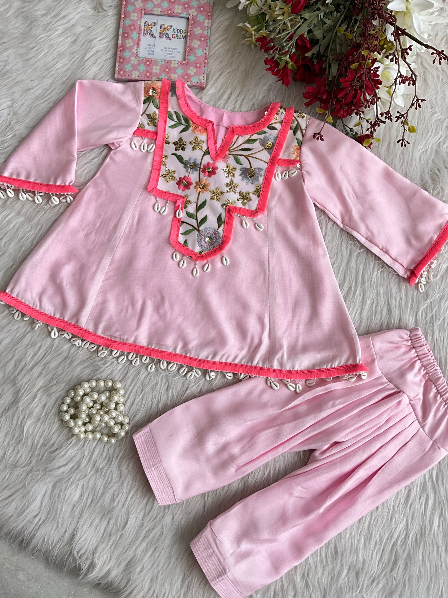 Pink Modish Mini Suit