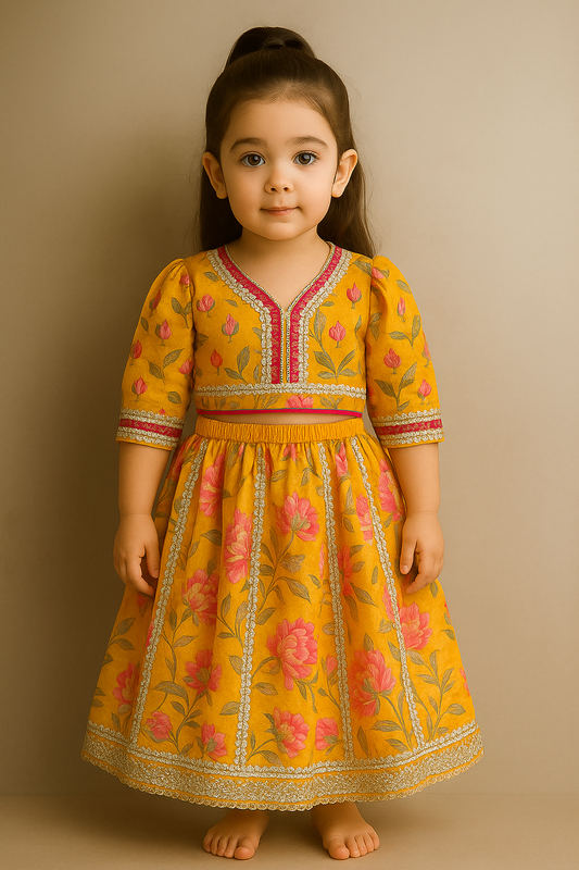 Mustard Muse Lehnga