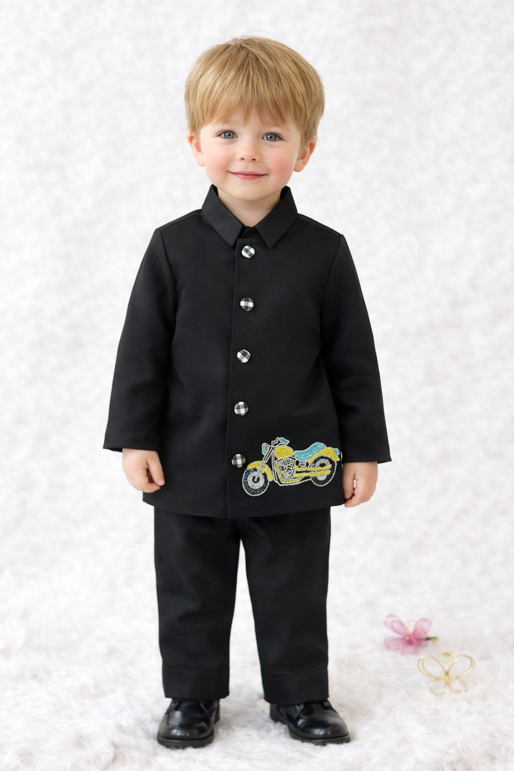 Crazy Bike Lover Achkan set NAS854