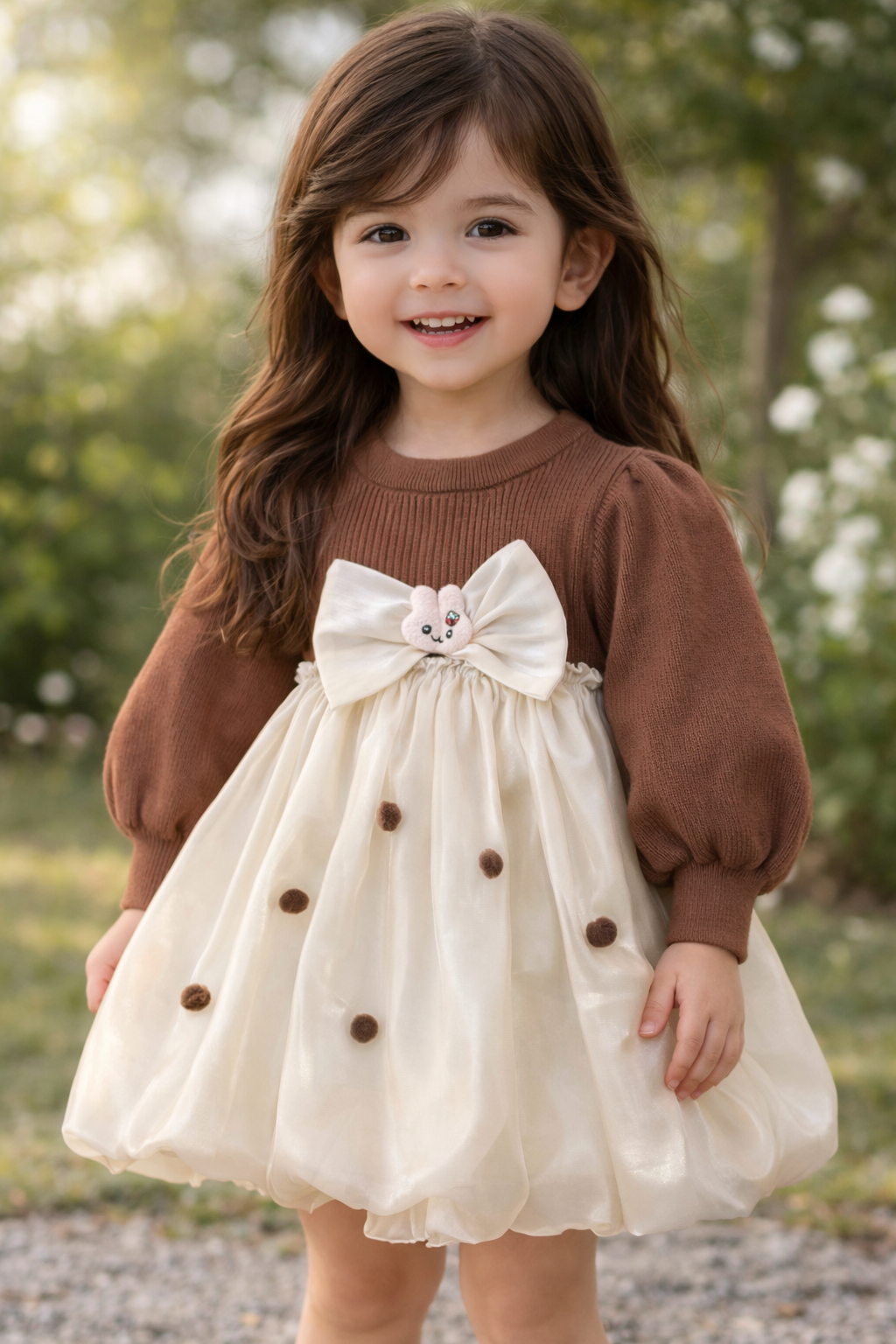 Brown Rabbit Dress NAS669