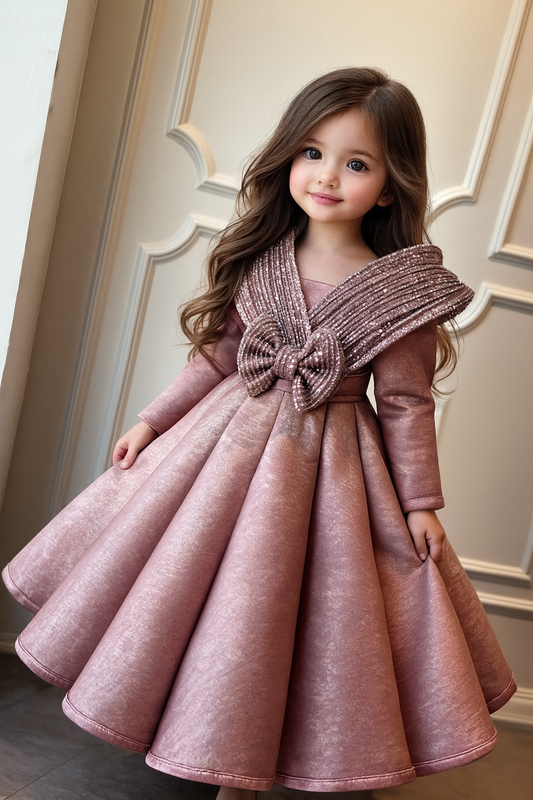 Blush Bow Twirl Gown✨ NAS1376