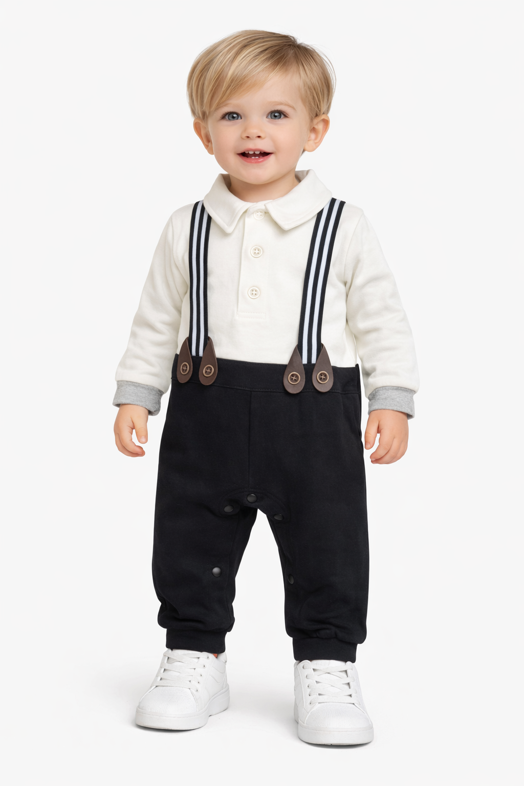 ￼Tiny Tailored illusion Romper NAS254