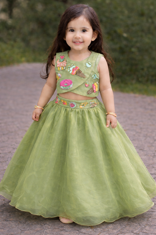 Ice-Cream Delight Lehenga NAS1391