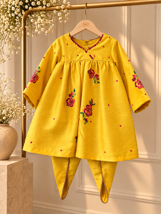The Yellow Bloom chogga set NAS1769
