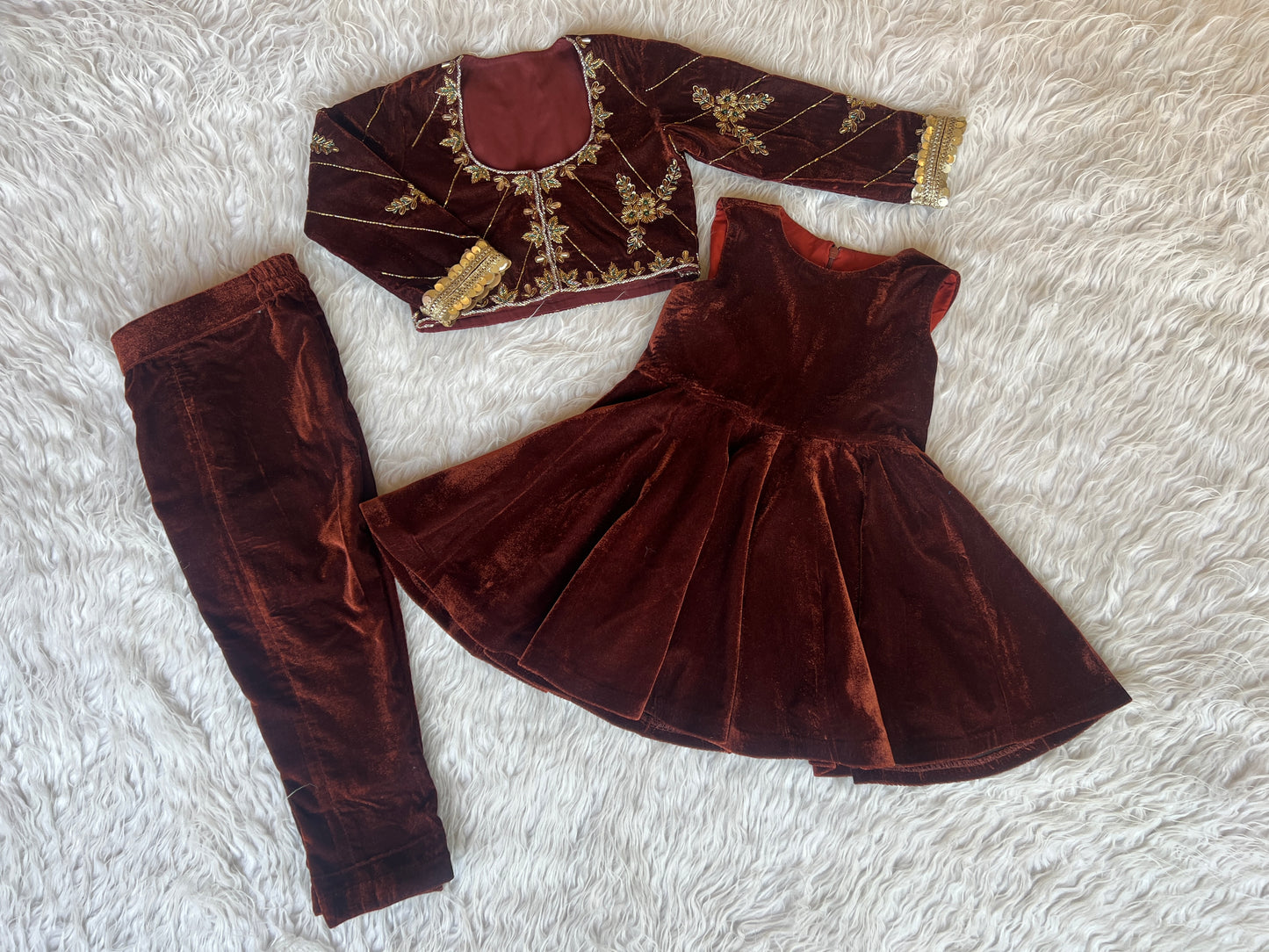 Embellished Royal Velvet Suit NAS1320