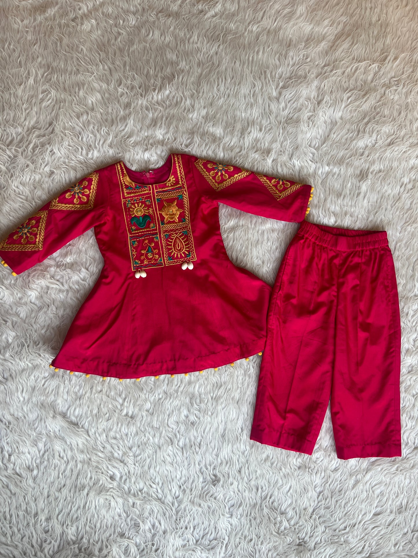 Phoolkari Panel Kurta Set NAS1386