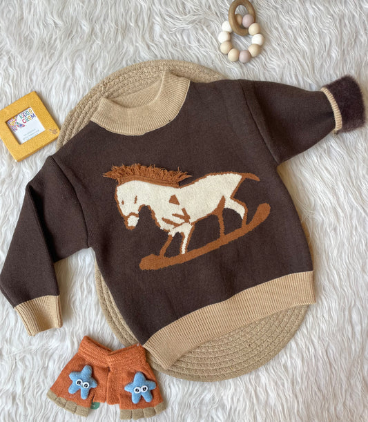 Brown Blaze Sweater