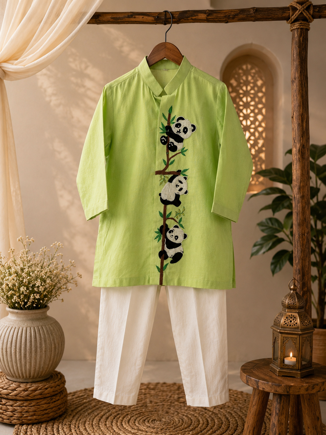 Panda Parade kurta set 🐼