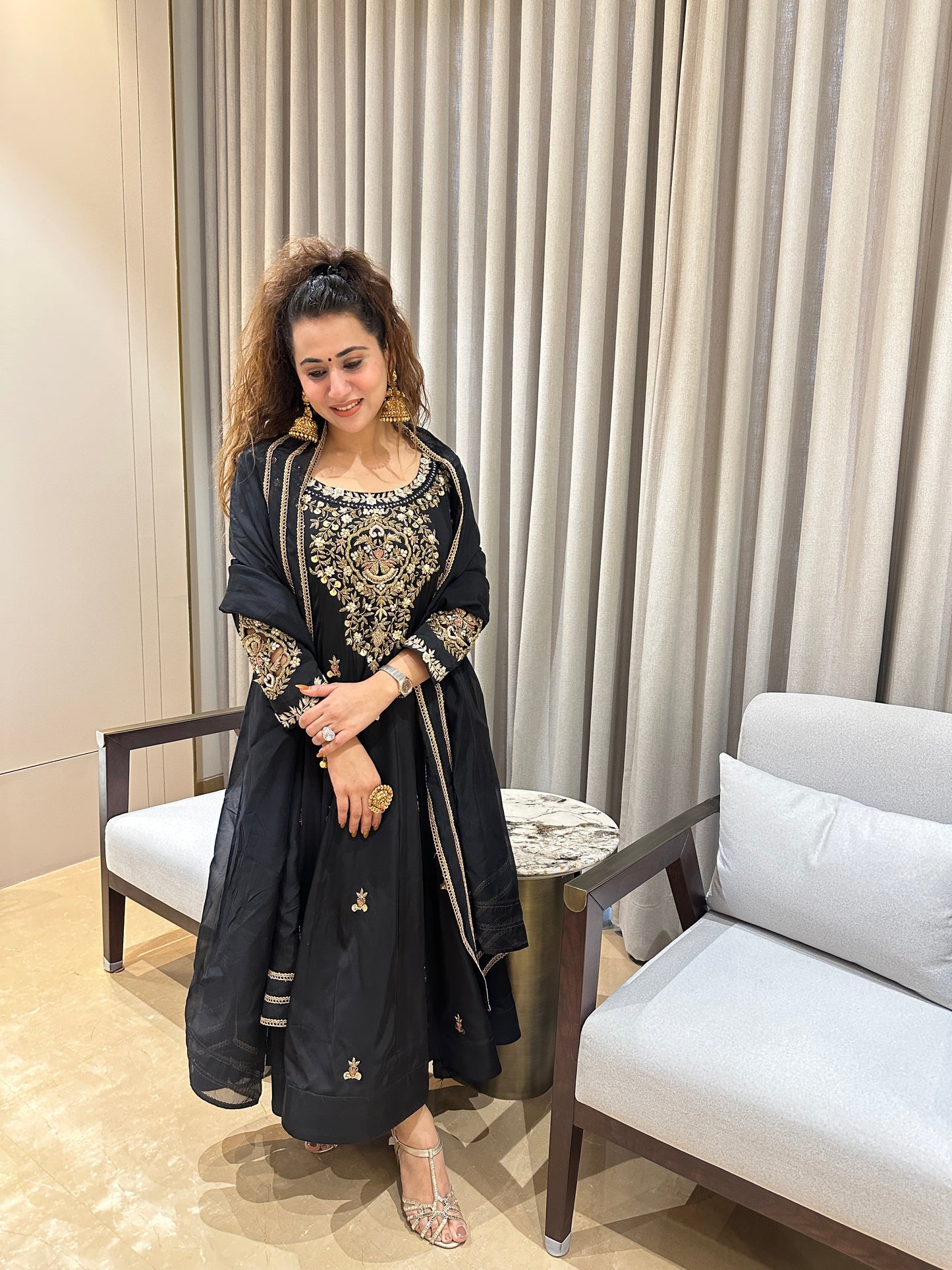 Noir Royale Anarkali NAS1294