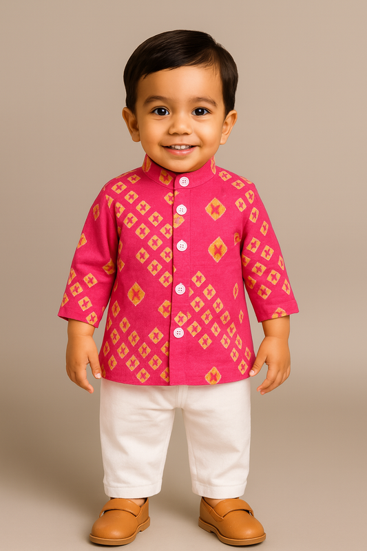 Gulabi Glow Kurta Set