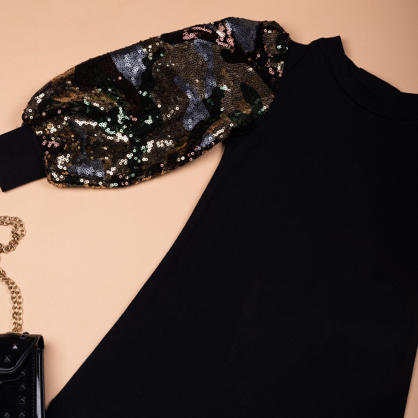 Black sequin symphony