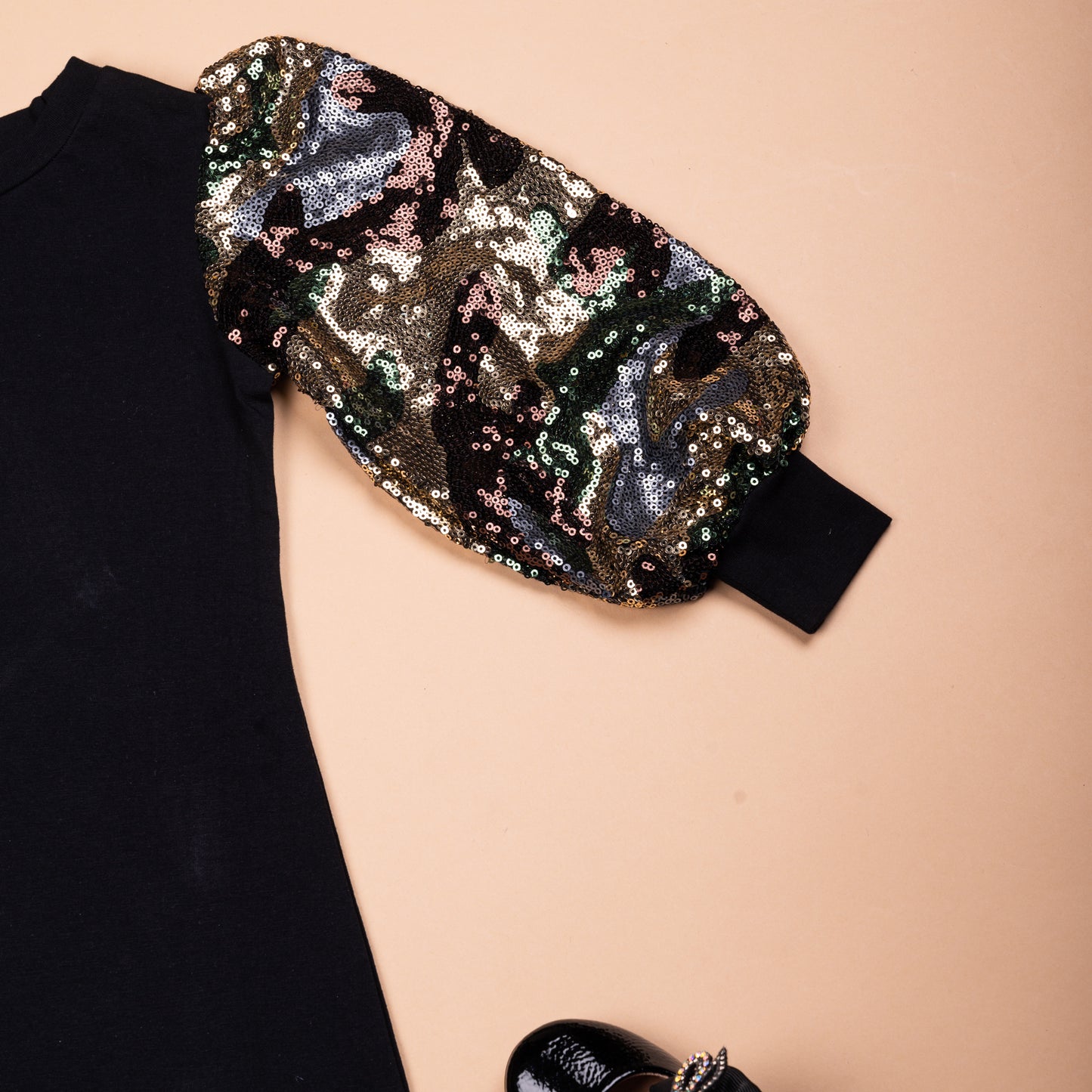 Black sequin symphony