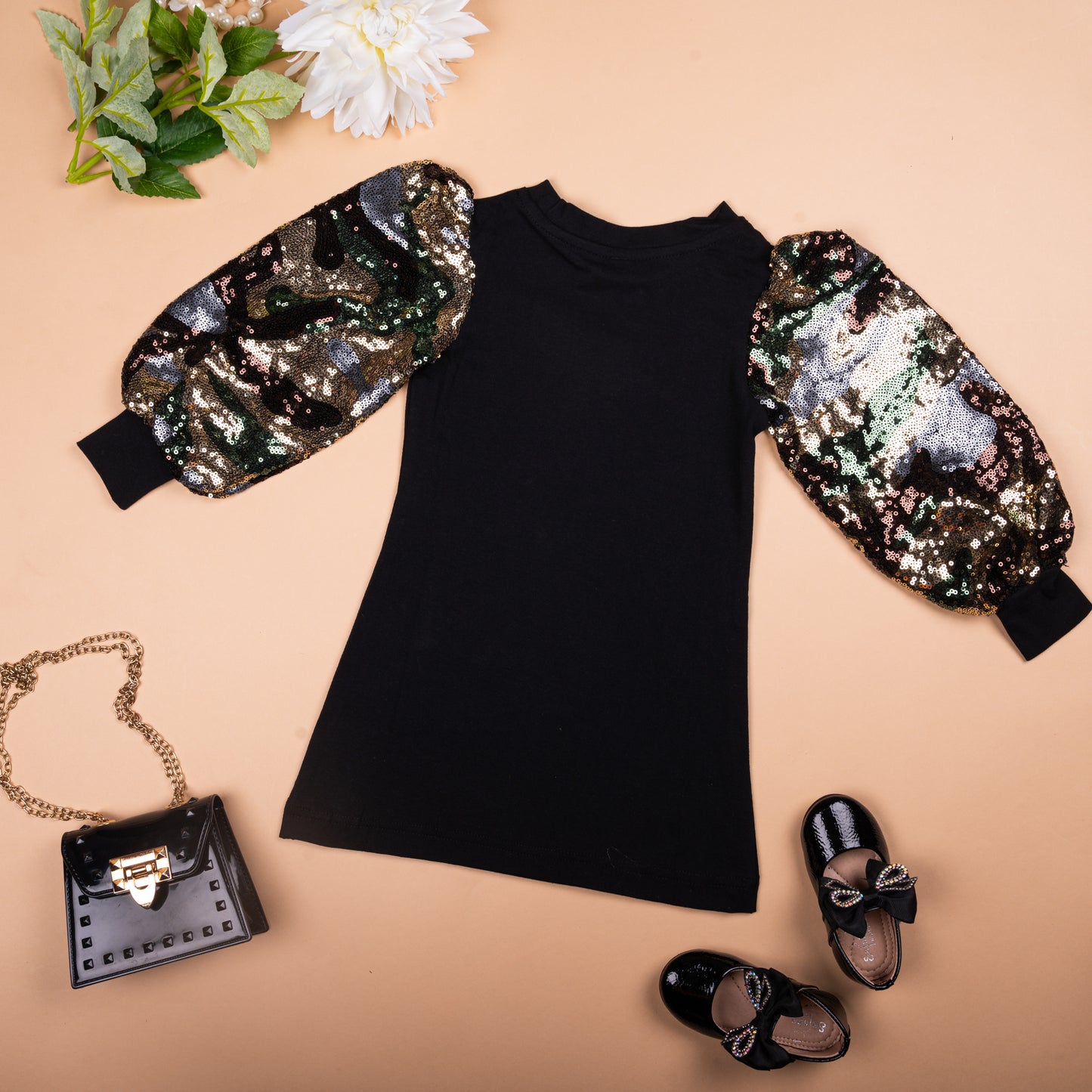 Black sequin symphony